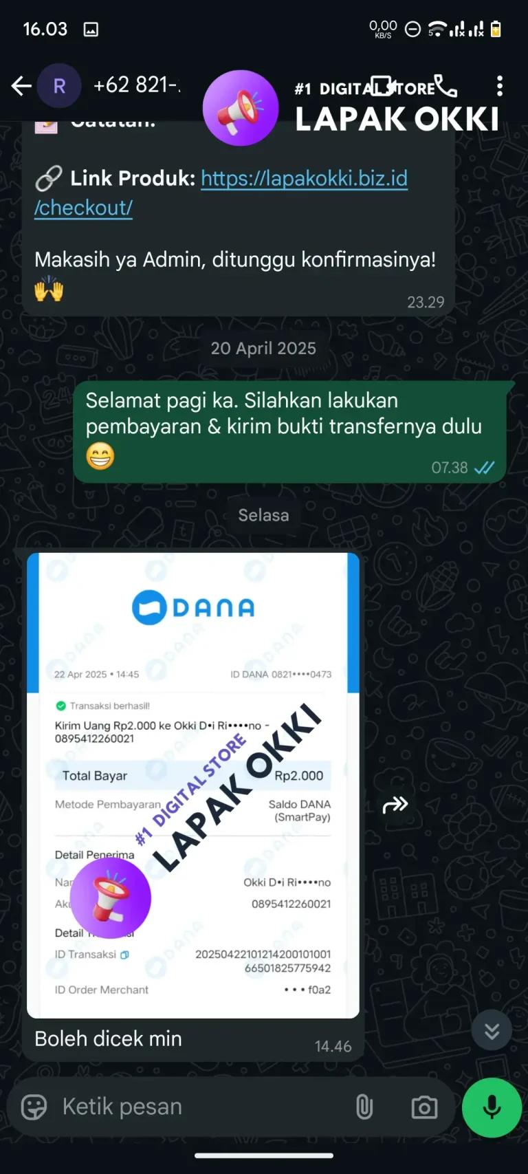 Transaksi 8