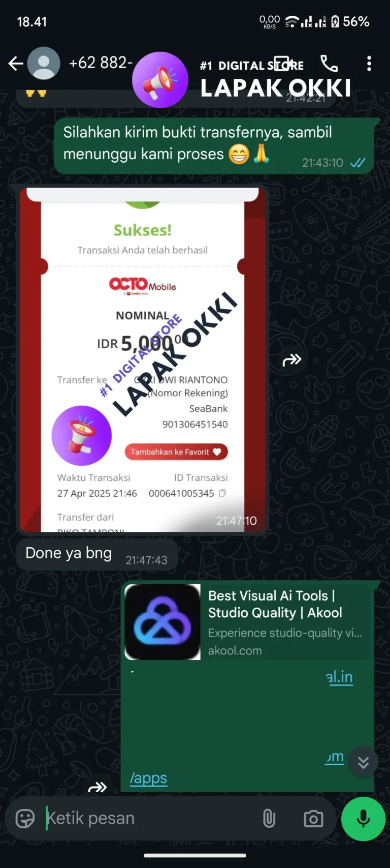 Transaksi 13